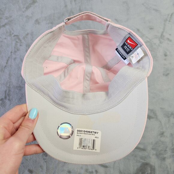 Minnesota Twins Nike Cap Womens Pink Embroidered Swoosh Baseball Teamwear Sports - Picture 6 of 8